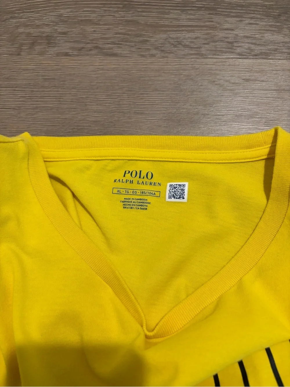 Polo by Ralph Lauren Yellow Long Sleeve Graphic Tee